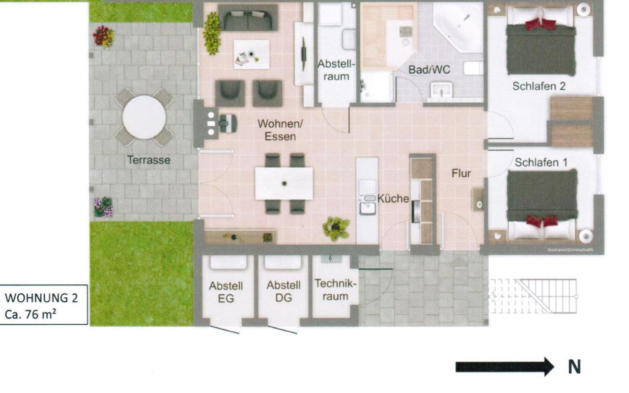 5*Ferienwohnung Seeblick 2 Wendisch Rietz Esterno foto